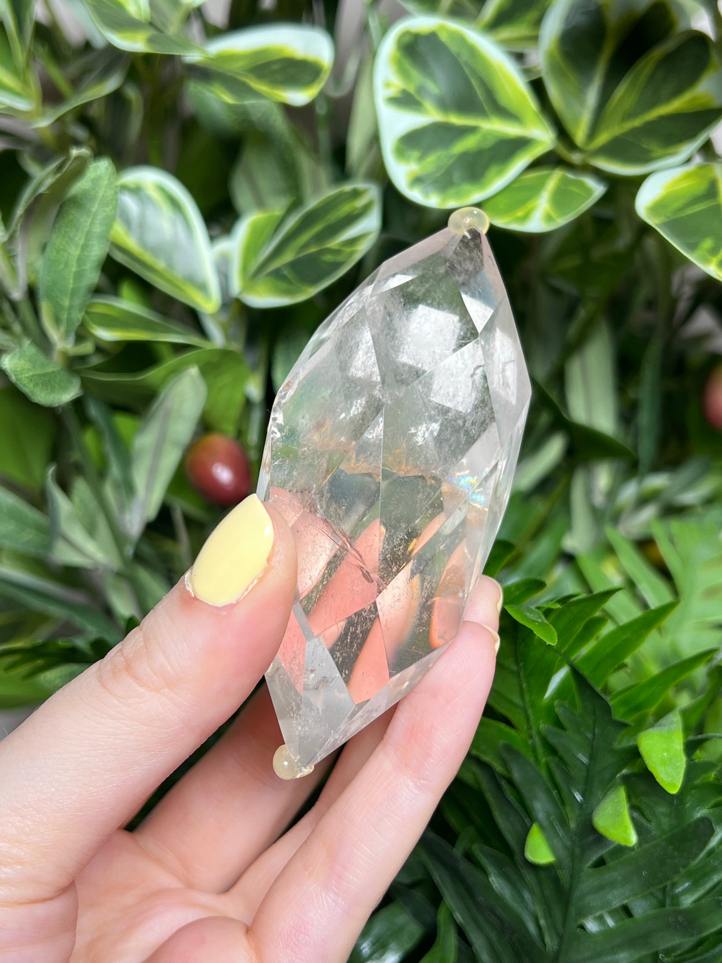 Faceted Clear Quartz DT’s