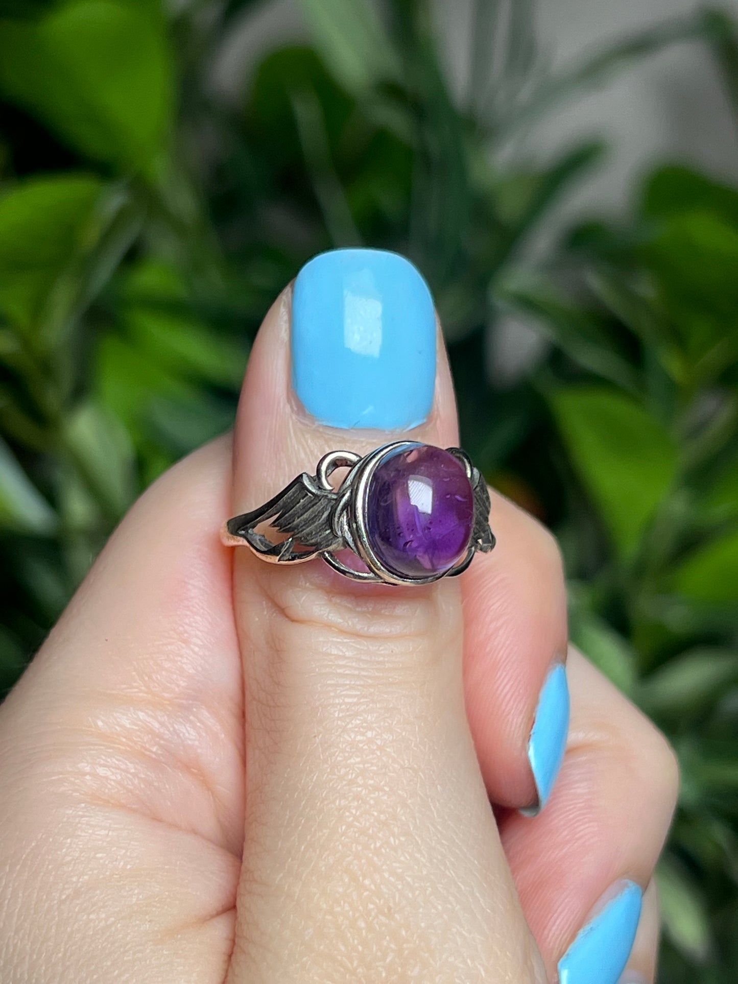 Amethyst rings
