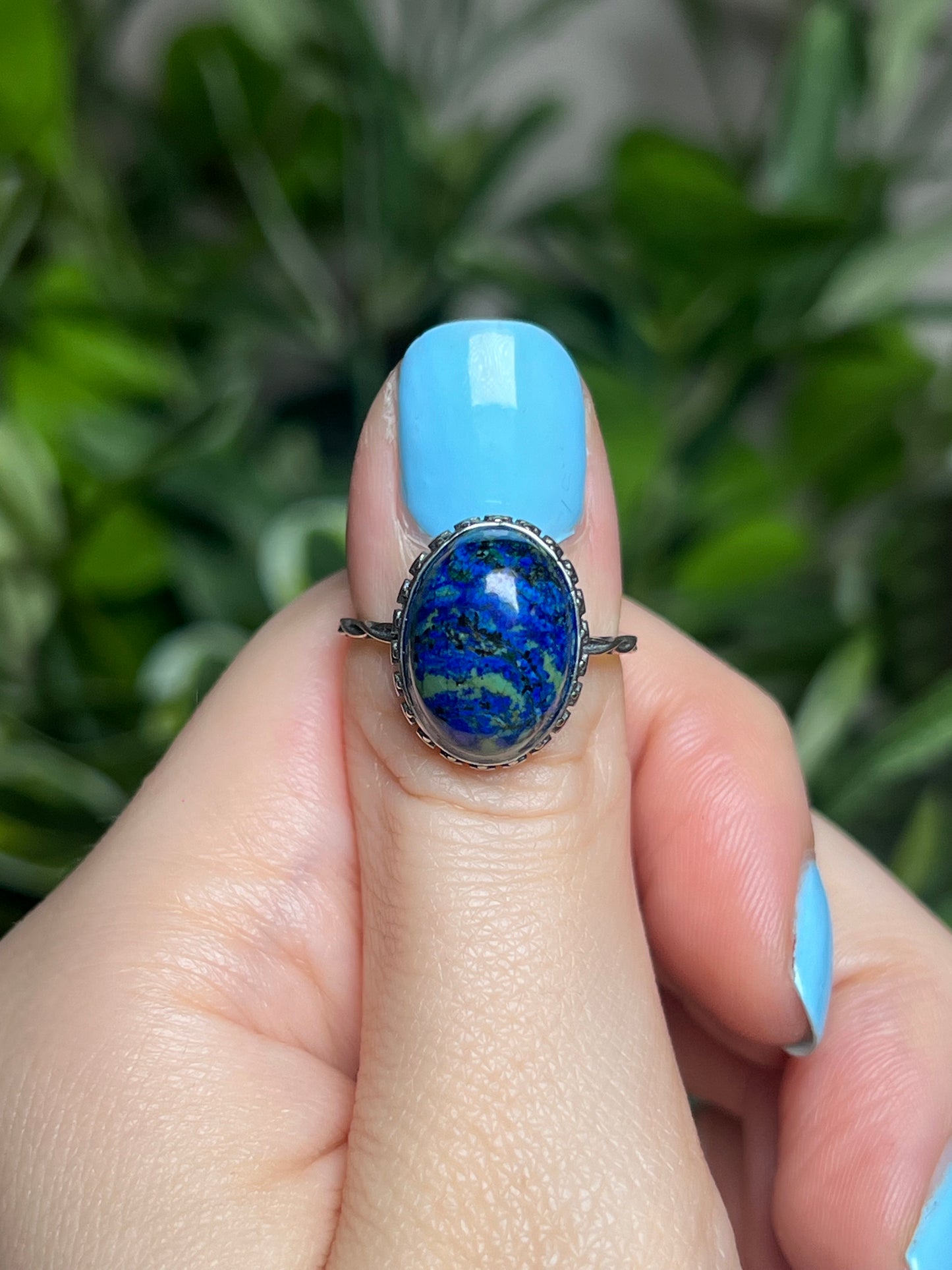 Azurite & Malachite rings