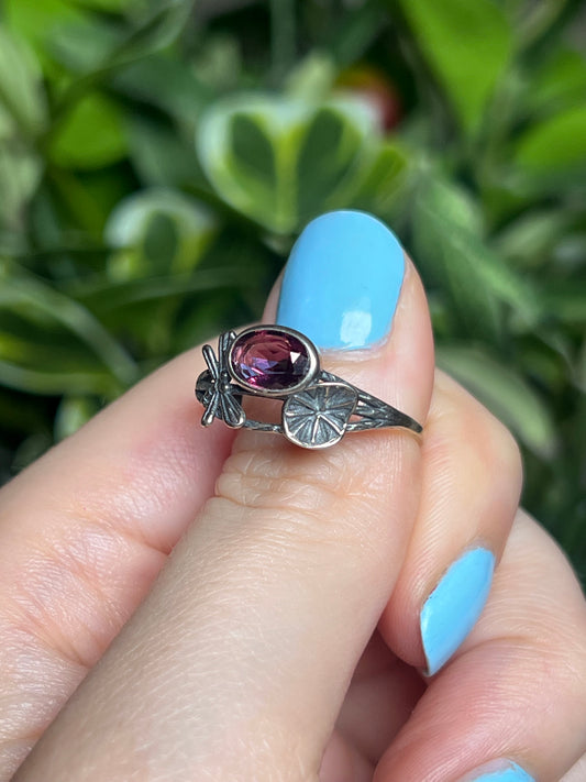 Pink Garnet ring