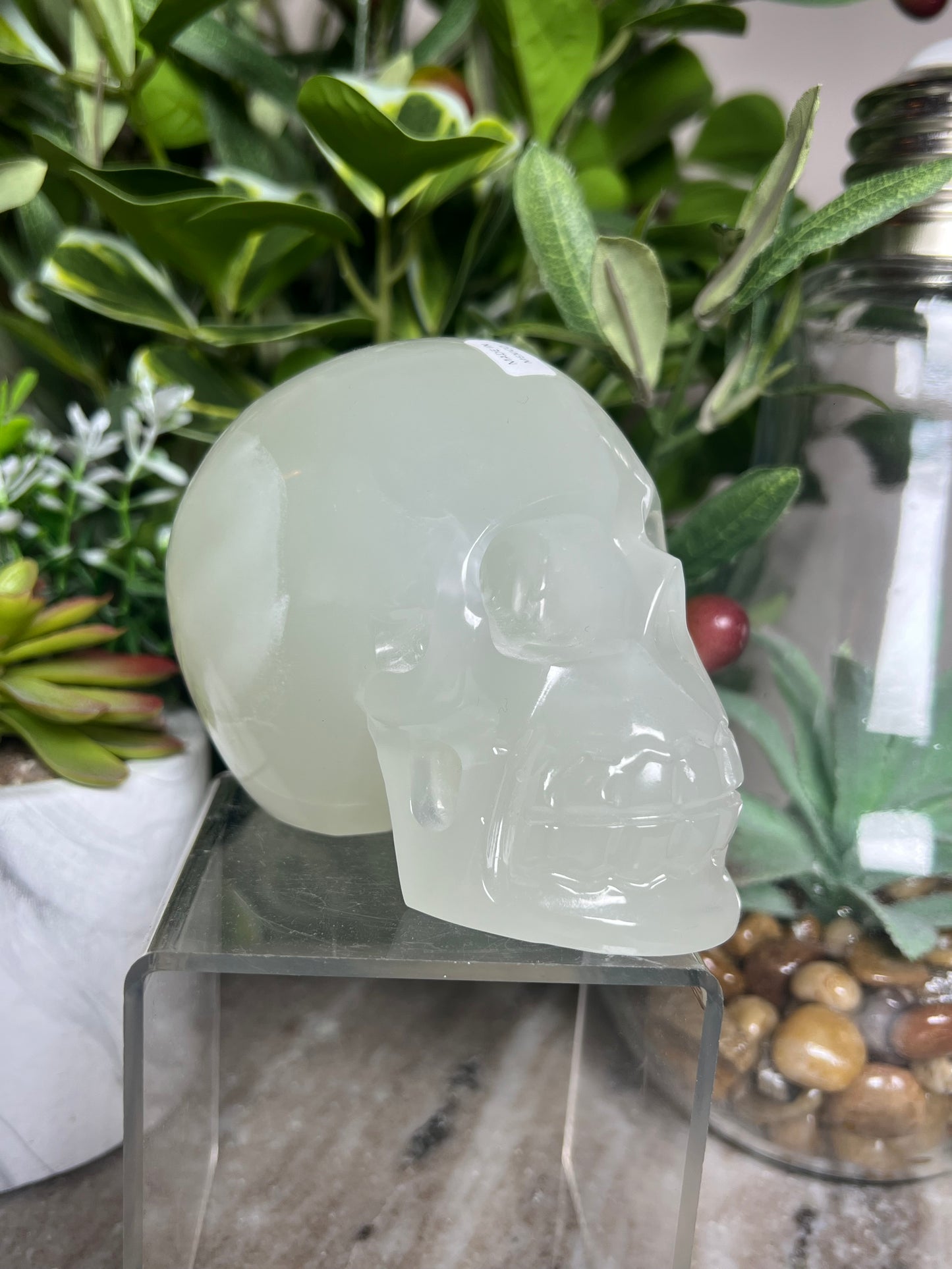 Green Onyx Skulls