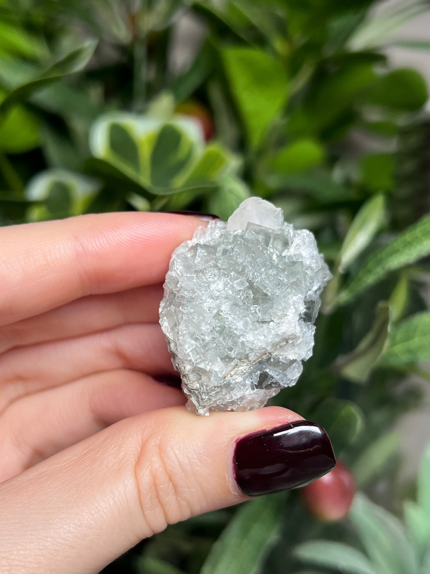 Fluorite with Calcite
