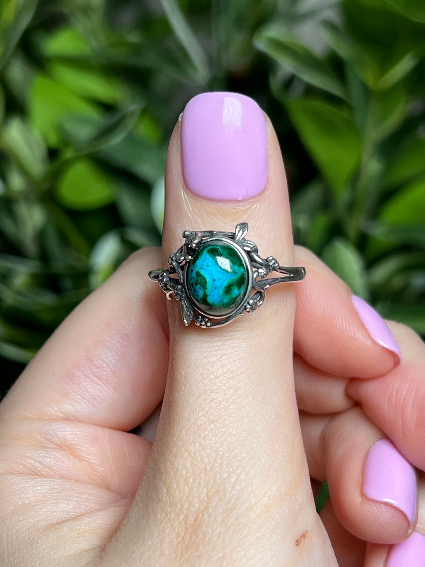 Chrysocolla & Malachite rings