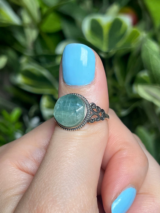 Green Kyanite rings