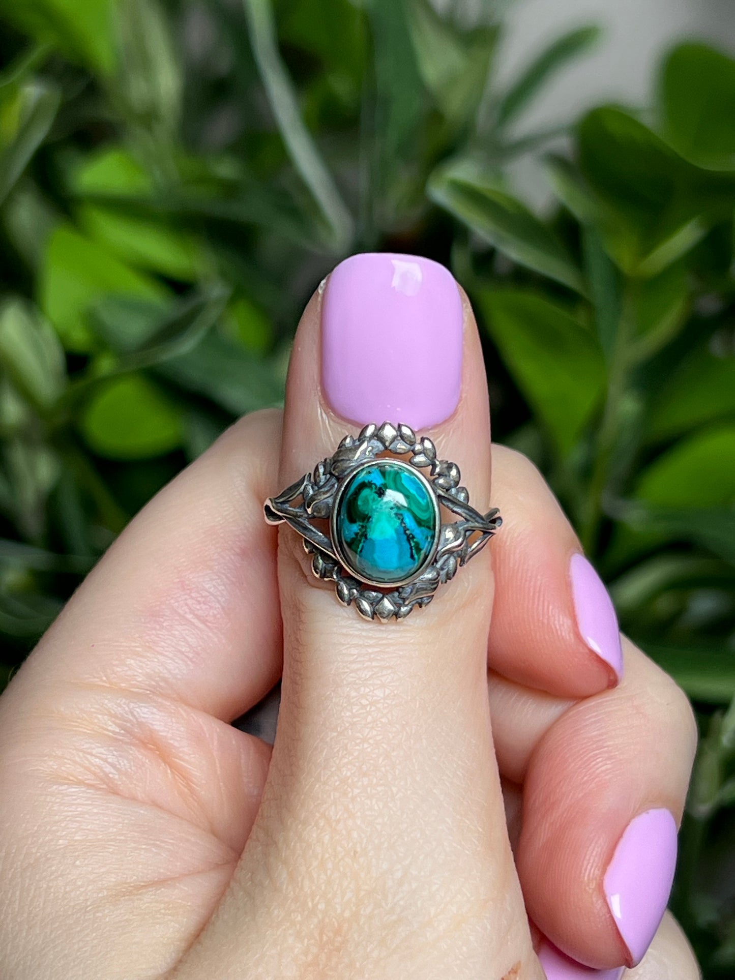 Chrysocolla & Malachite rings
