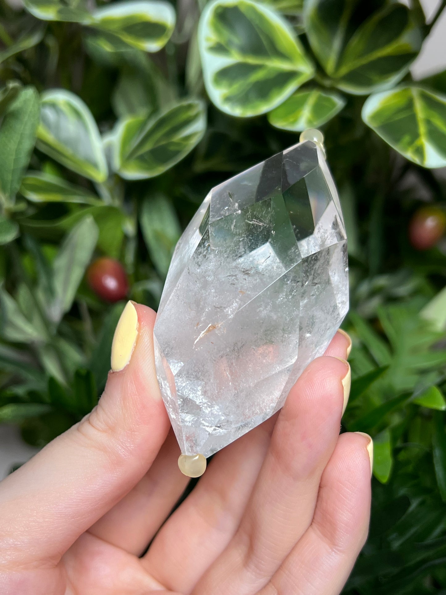Faceted Clear Quartz DT’s