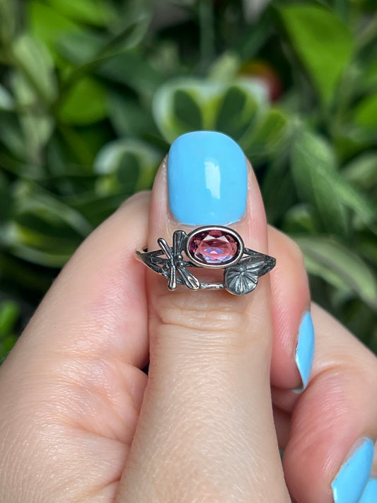 Pink Garnet ring