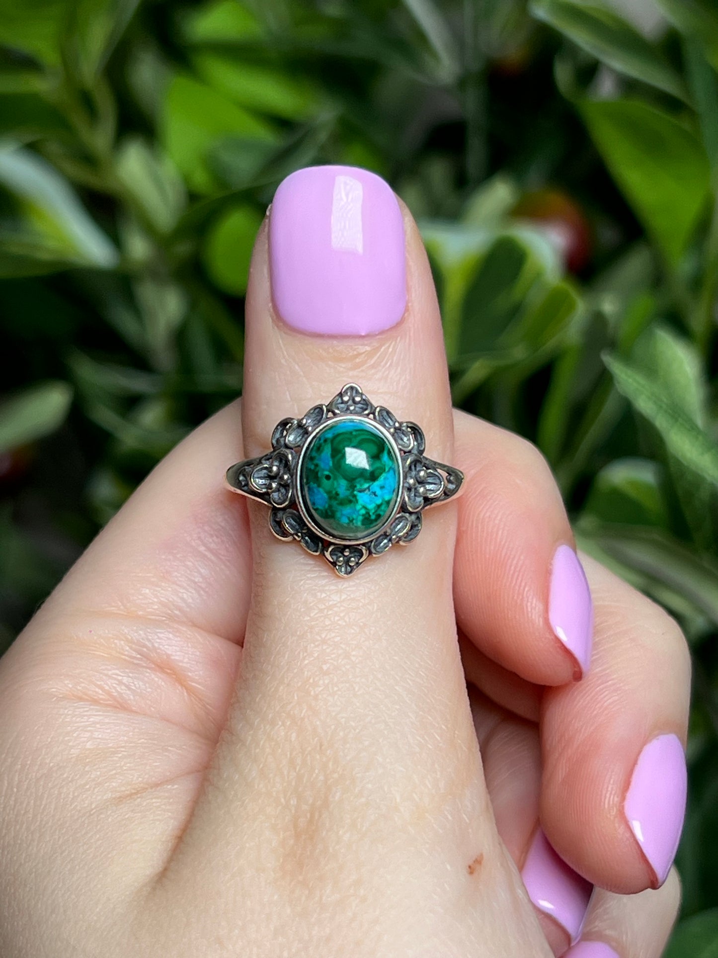 Chrysocolla & Malachite rings
