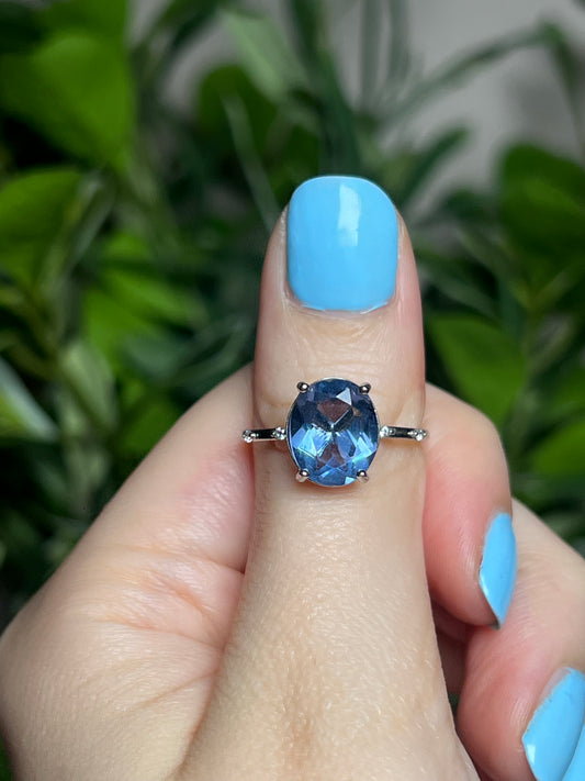 Blue Fluorite rings