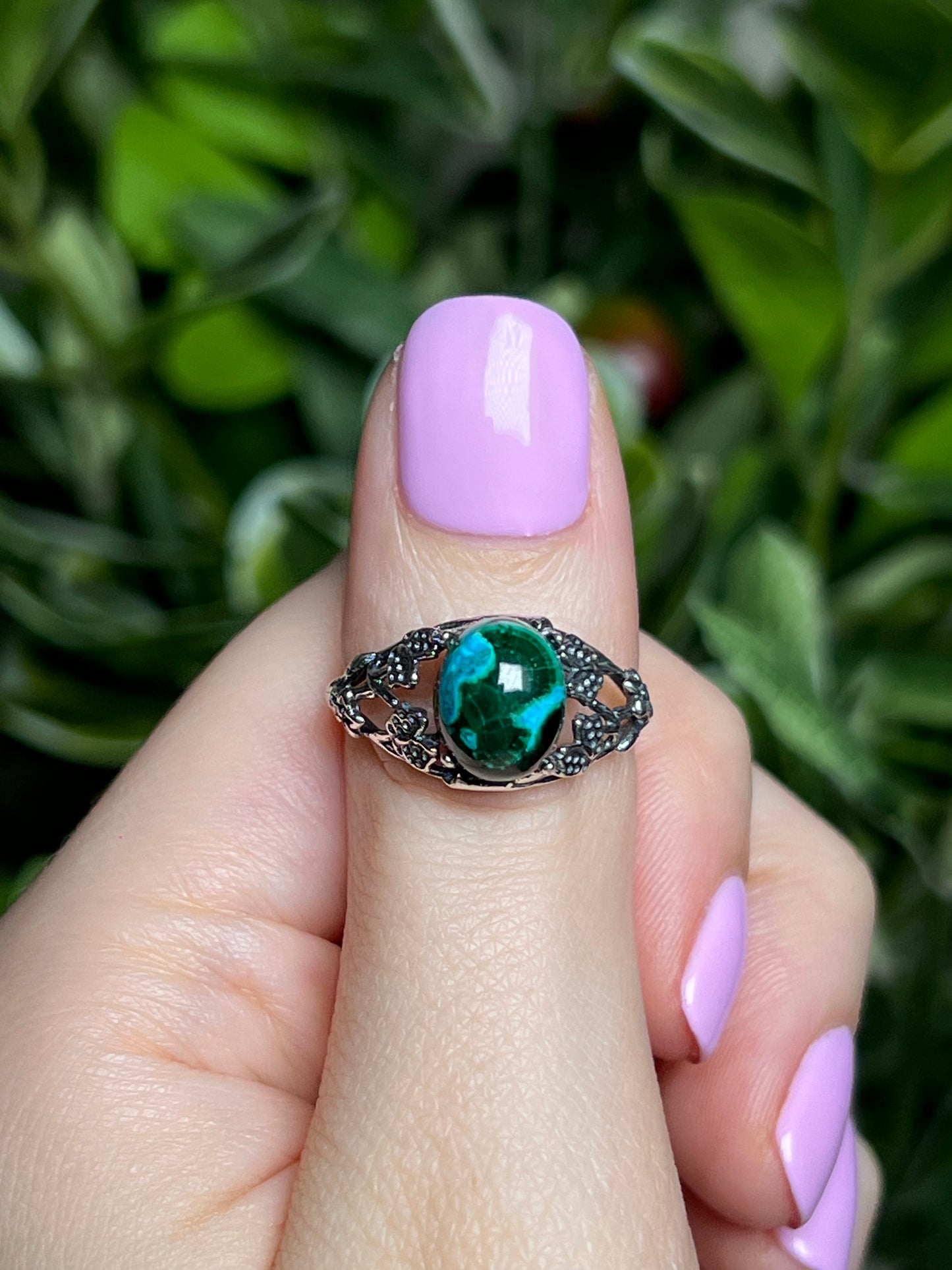 Chrysocolla & Malachite rings