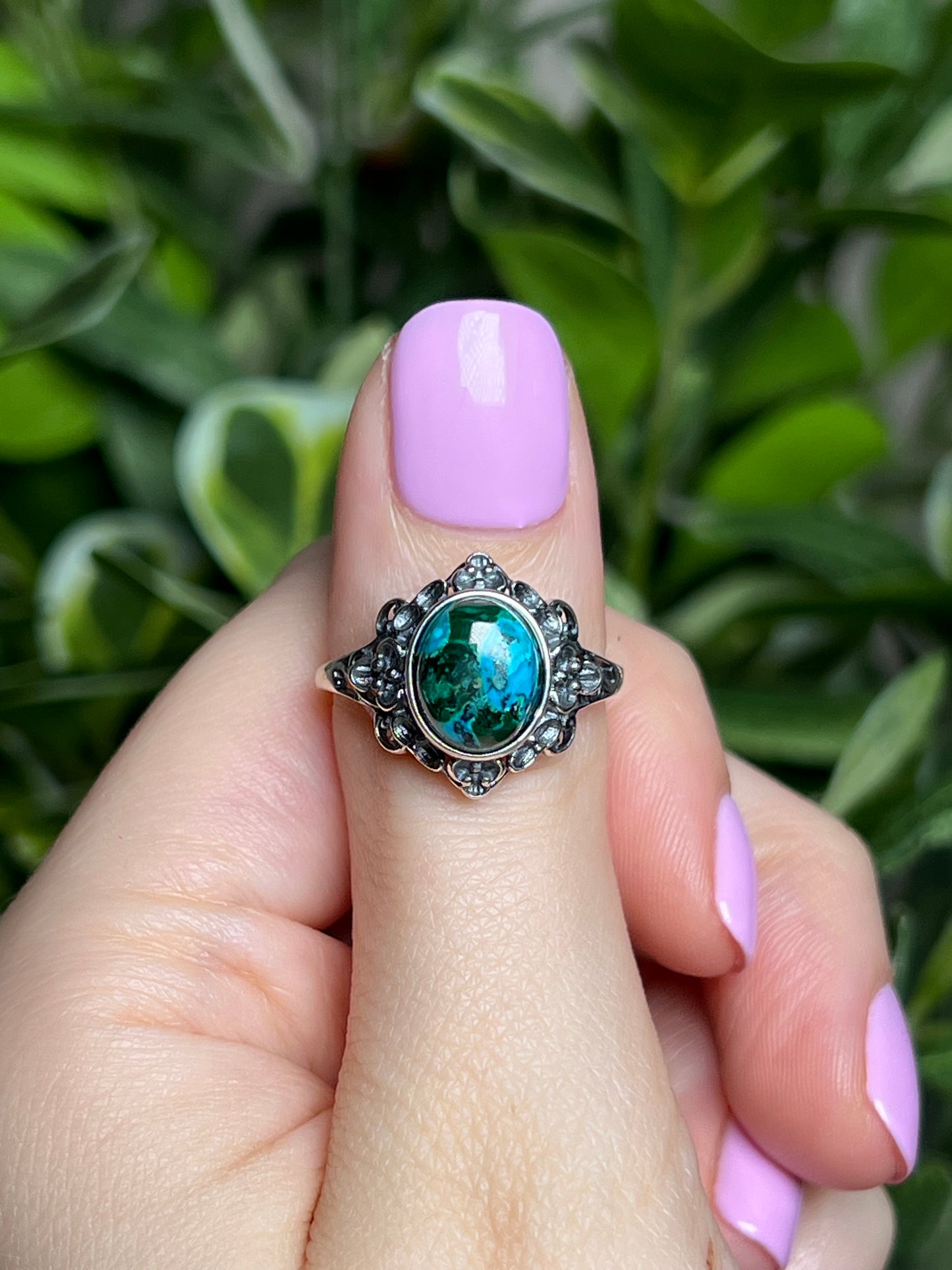 Chrysocolla & Malachite rings