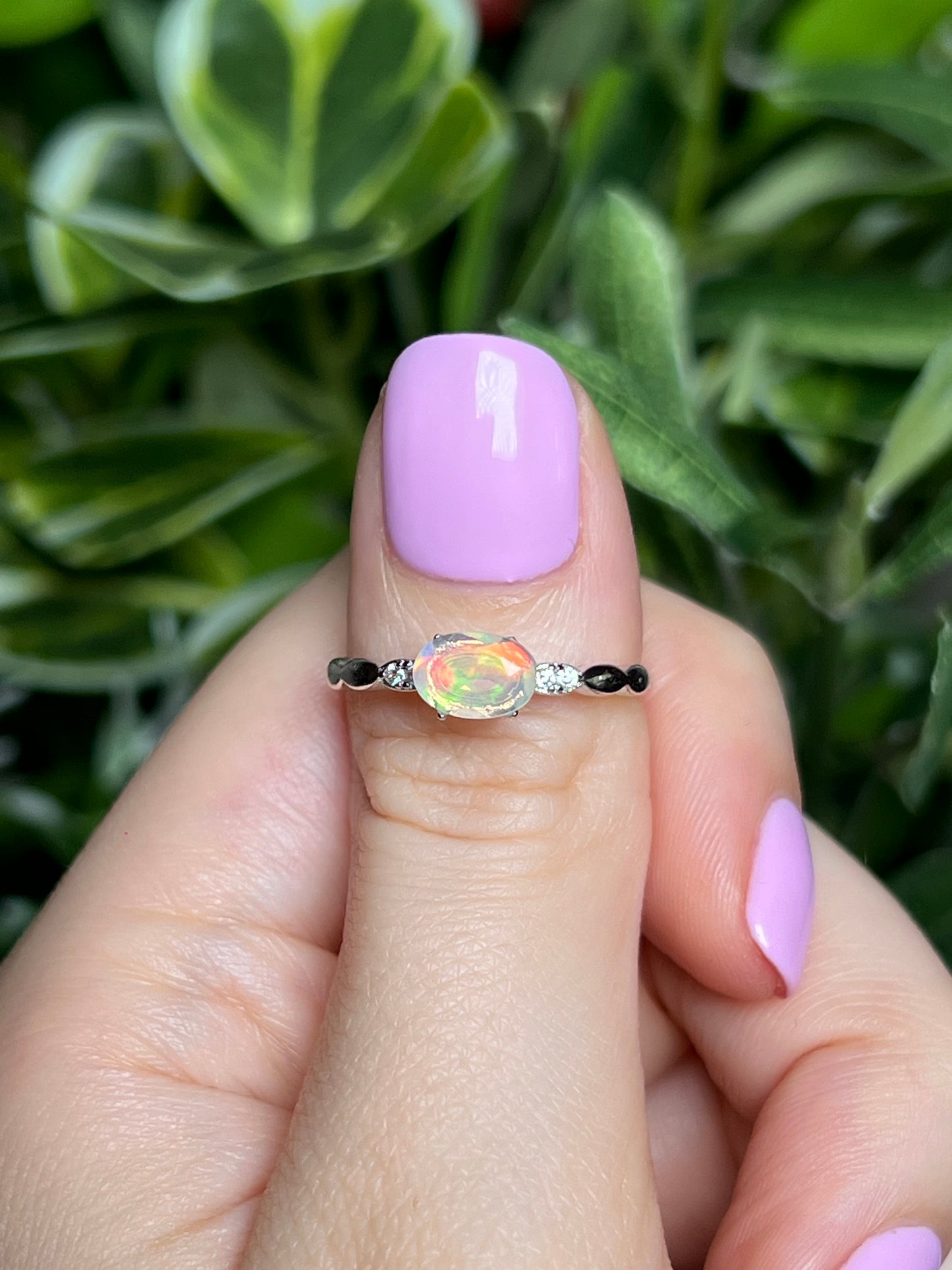 Opal rings