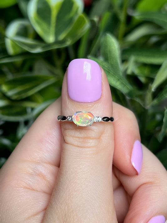 Opal rings
