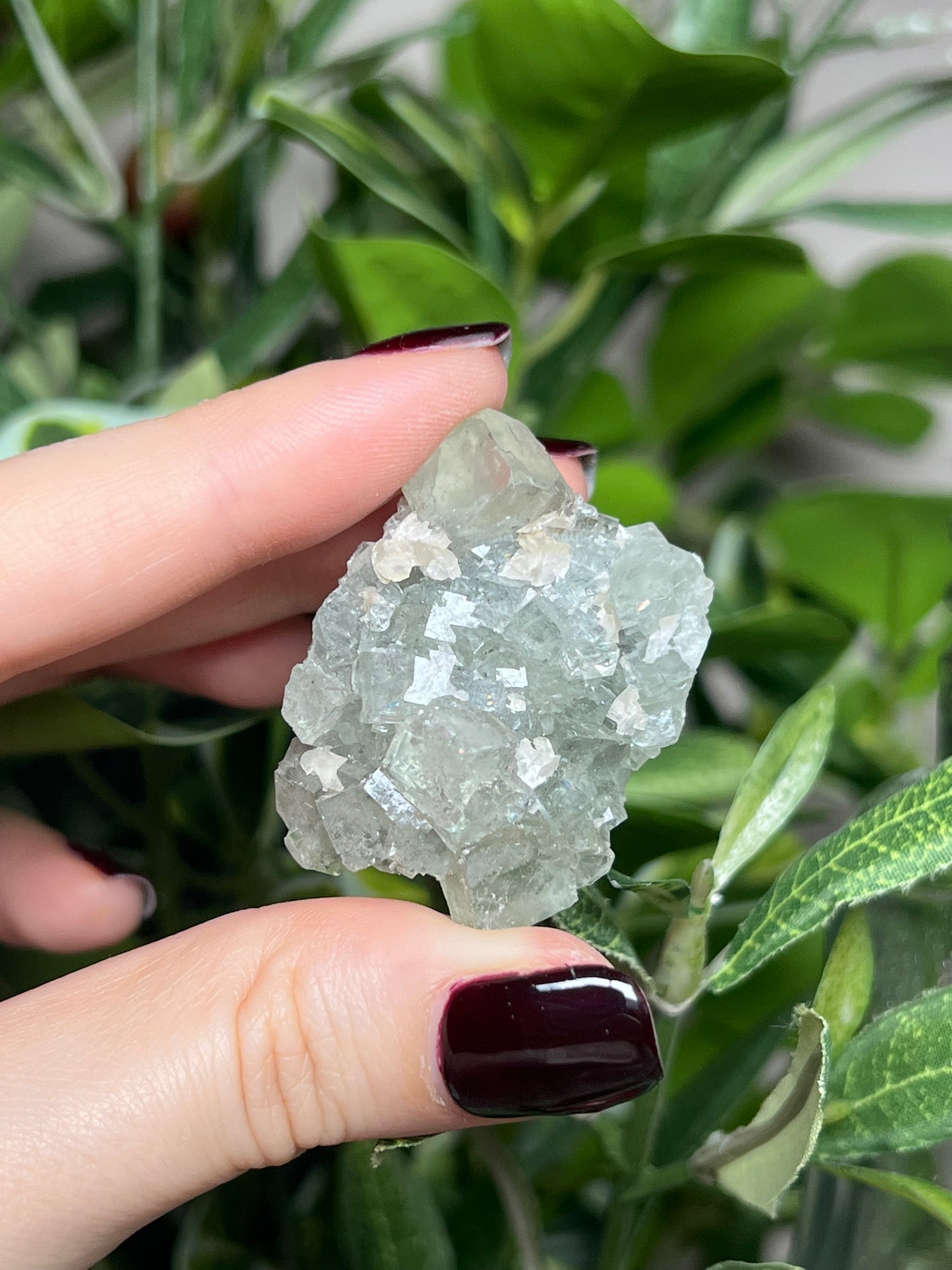 Fluorite with Calcite