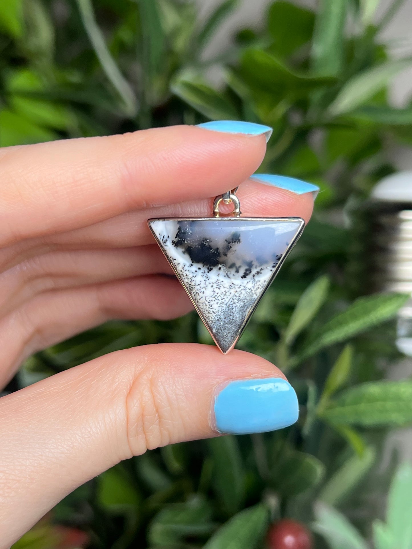 Dendritic Opal pendants