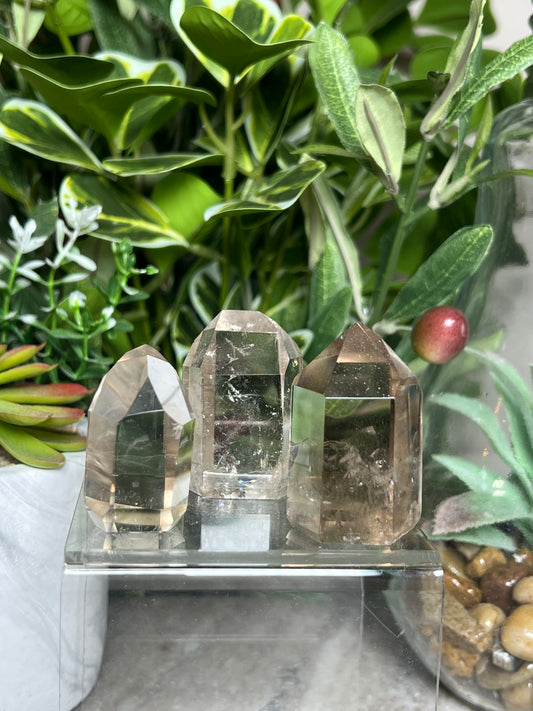 Smokey Quartz Towers