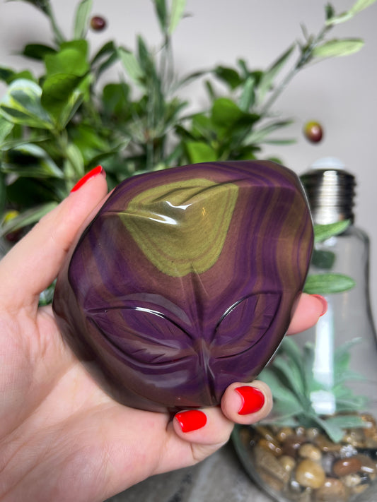 Rainbow Obsidian Carvings