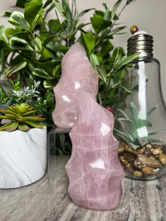 Rose Quartz Flames
